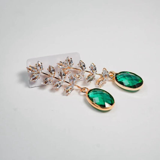 Emerald Glow Earrings