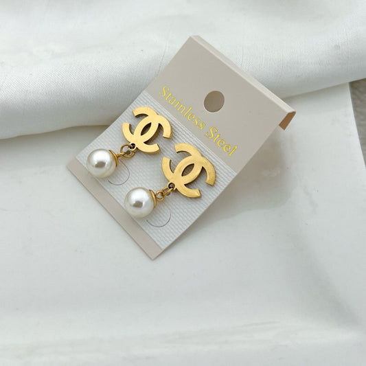 Luxe Emblem Earrings