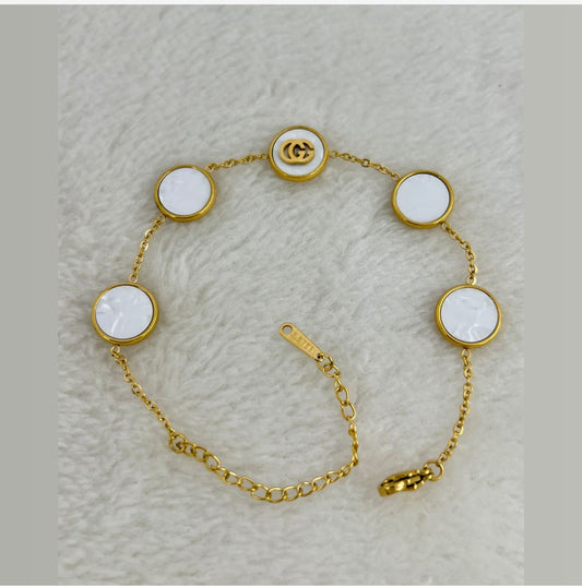 Ivory Luxe Gucci-Inspired Bracelet