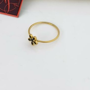 Midnight Blossom Ring