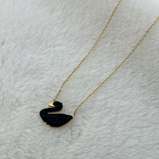 Black  Duck Charm Locket